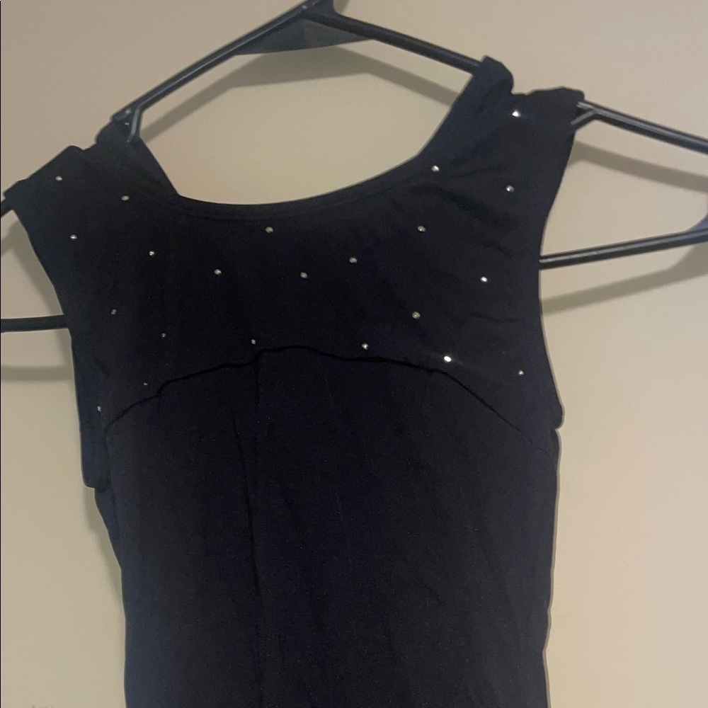 Jacques Moret Elegant Black Kids leotard - Picture 2 of 5